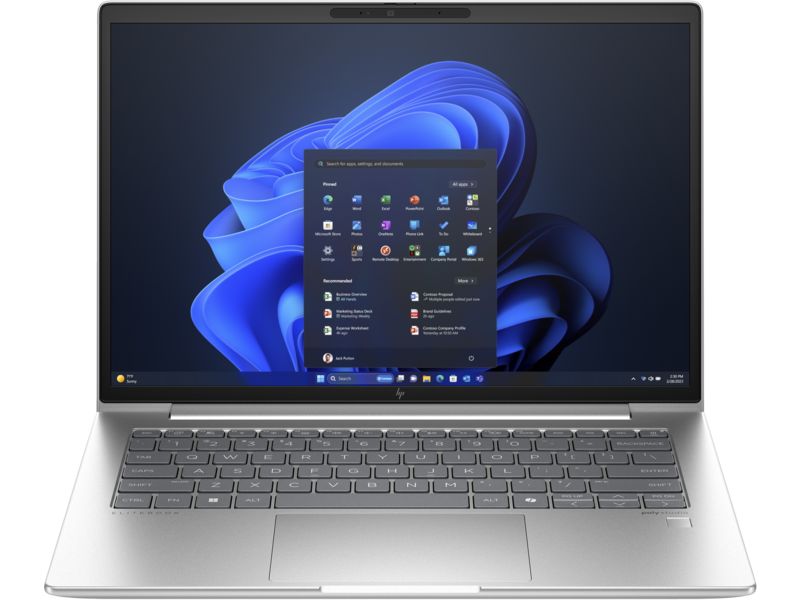 Laptop HP Elitebook 640 G11 G 11, 14 inch 1920 x 1200, Intel Core ultra 5 - 135U (12 C / 14 T, 1.6 GHz - 4.4 GHz, 12 MB cache, 55 W), 16 GB DDR5, 512 GB SSD, Intel Graphics, Windows 11 Pro, Tastatura English, Argintiu