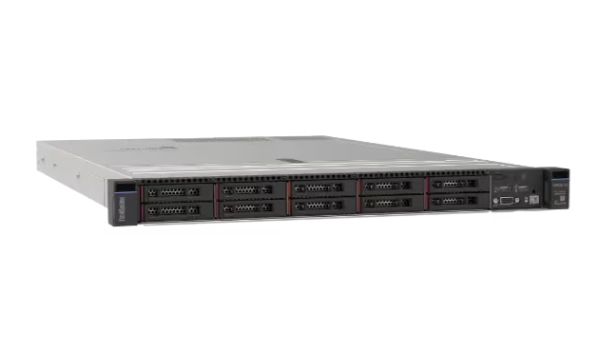 Server Lenovo ThinkSystem SR630 V3, Rack 1U, Intel Xeon Silver 4510 (12 C / 24 T, 2.40 GHz - 4.10 GHz, 30 MB cache, 150 W), 32 GB DDR5 ECC, 8 x SFF, Lenovo 940-8i, 1100 W