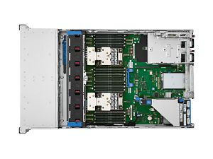 Server HPE ProLiant DL380 Gen12, Rack 2U, Intel Xeon 6505P (12 C / 24 T, 2.20 GHz - 4.10 GHz, 48 MB cache, 150 W), 64 GB DDR5 ECC, 2 x 480 GB SSD, 8 x SFF, HPE MR408i-o Gen11, 2 x 1000 W