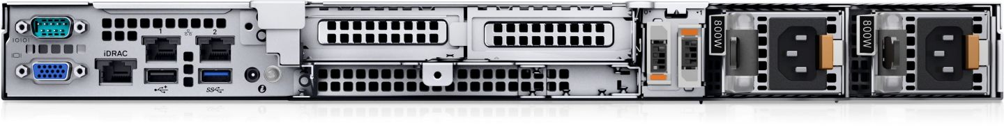 Server Dell PowerEdge R350 Rack 1U Intel Xeon E-2314, 4C / 4T, 2.8 GHz base, 4.5 GHz turbo, 8 MB cache, 65 W, 16 GB DDR4, 2 TB HDD, 4 x LFF, 2 x 600 W_4