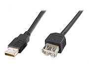 ASSMANN AK-300200-030-S USB 2.0 HighSpeed Extension cable USB A M plug /USB A F jack 3m black_1