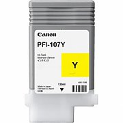 Cartus cerneala Canon PFI-107Y, yellow, capacitate 130ml, pentru Canon iPF680/685, iPF780/785, iPF670/770_2