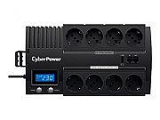 UPS CYBER POWER Line Int. cu management, LCD, brick,  1000VA/ 600W, AVR, 8 x socket Shucko, display LCD, 1 x baterie 12V/9Ah, Backup 42-60min, incarc.8h, USB, USB Charger Port, combo RJ45, GreenPower (Energy Saving),