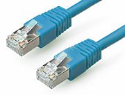 PATCH CORD FTP GEMBIRD Cat6, cupru-aluminiu, 1 m, albastru, AWG26, ecranat 