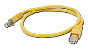 PATCH CORD FTP GEMBIRD Cat5e, cupru-aluminiu, 0.5 m, galben, AWG26, ecranat 