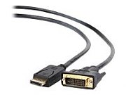 CABLU video GEMBIRD, adaptor DisplayPort (T) la DVI-D DL (T), 3m, rezolutie maxima Full HD (1920 x 1080) la 60Hz, negru,  CC-DPM-DVIM-3M  (include TV 0.75 lei)