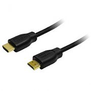 CABLU video LOGILINK, HDMI (T) la HDMI (T), 1m, conectori auriti, rezolutie maxima 4K UHD (3840 x 2160) la 30 Hz, negru, 