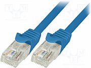 PATCH CORD UTP LOGILINK Cat5e, cupru-aluminiu, 1 m, albastru, AWG26, 