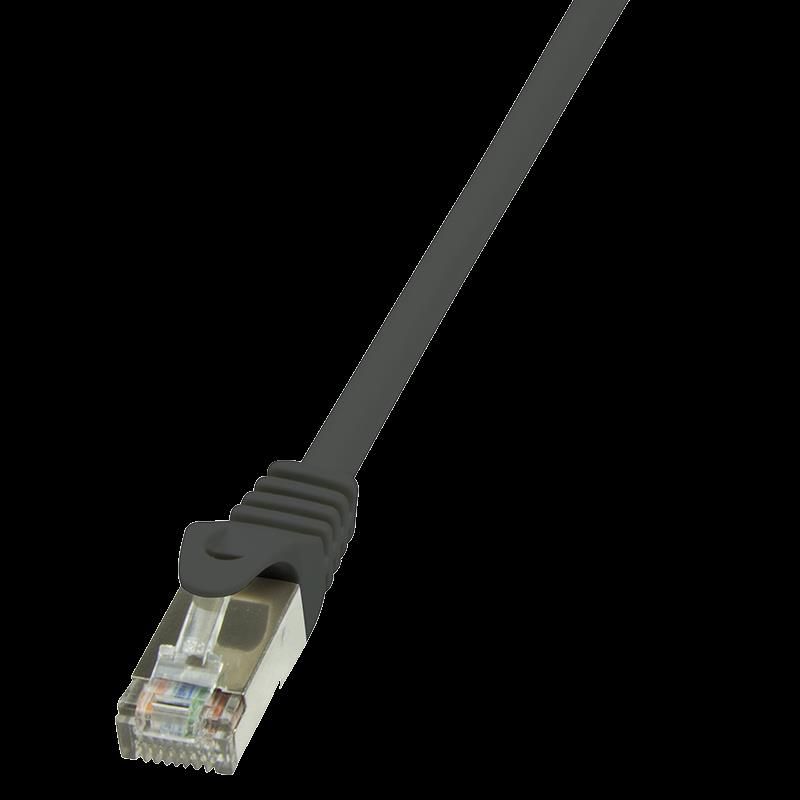 Patch cord Logilink  RJ45, 7.5 m, negru
