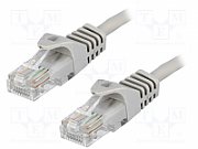 PATCH CORD FTP LOGILINK Cat5e, cupru-aluminiu, 7.5 m, gri, AWG26, ecranat 