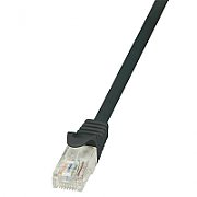 PATCH CORD UTP LOGILINK Cat6, cupru-aluminiu, 2 m, negru, AWG24, 