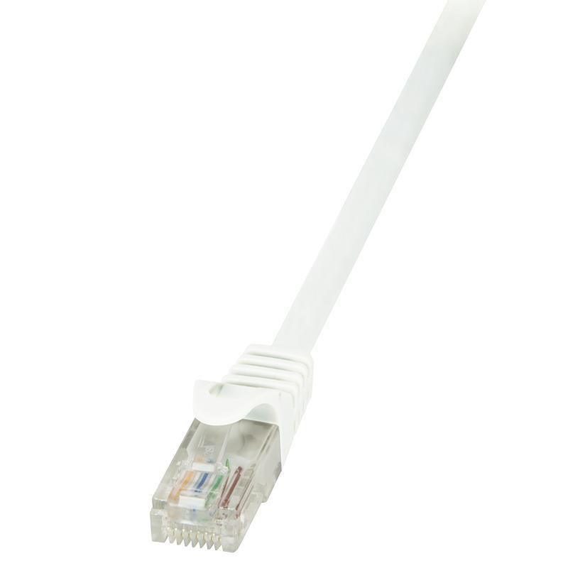 Patch cord Logilink  RJ45, 25 cm, alb