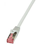 PATCH CORD S/FTP LOGILINK Cat6, LSZH, cupru, 5 m, gri, AWG27, dublu ecranat 