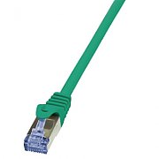 PATCH CORD S/FTP LOGILINK Cat6a, LSZH, cupru, 10 m, verde, AWG26, dublu ecranat 