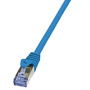 PATCH CORD S/FTP LOGILINK Cat6a, LSZH, cupru, 3 m, albastru, AWG26, dublu ecranat 