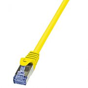 PATCH CORD S/FTP LOGILINK Cat6a, LSZH, cupru, 1 m, galben, AWG26, dublu ecranat 