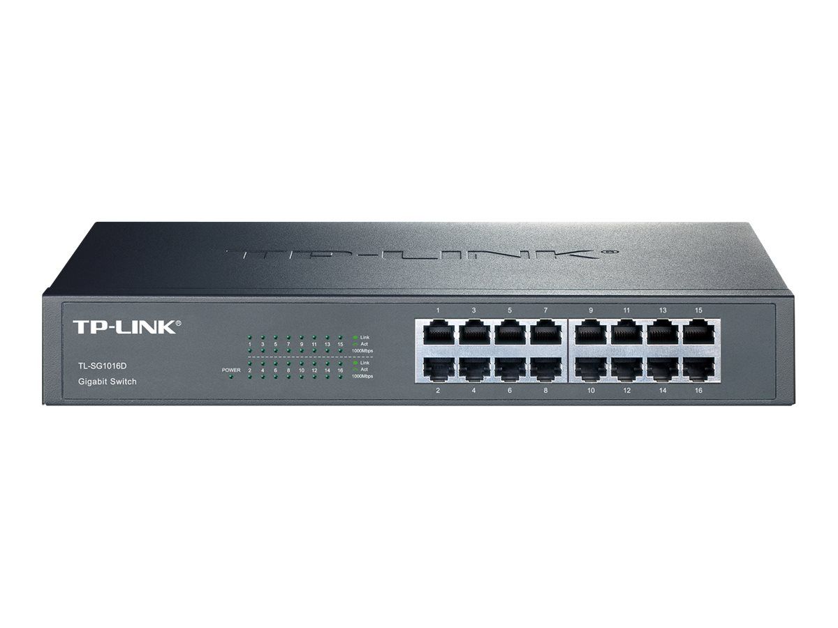 TP-LINK Switch TL-SG1016D 16xGBit Unmanaged Desktop_2