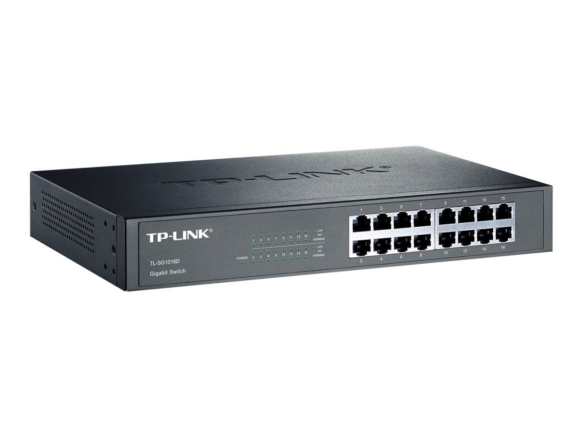 TP-LINK Switch TL-SG1016D 16xGBit Unmanaged Desktop_3