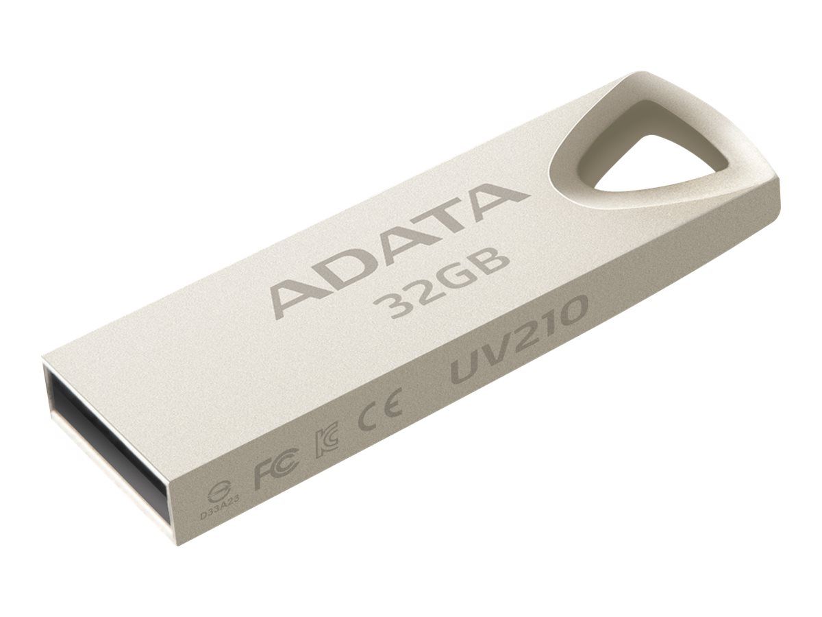 MEMORIE USB 2.0 ADATA 32 GB, clasica, carcasa aliaj zinc, argintiu, 