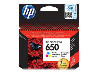 HP CZ102AEBHK Cerneala HP 650 color_2