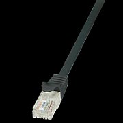 PATCH CORD UTP LOGILINK Cat5e, cupru-aluminiu, 2 m, negru, AWG26, 