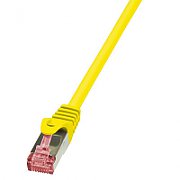 PATCH CORD S/FTP LOGILINK Cat6, LSZH, cupru, 7.5 m, galben, AWG27, dublu ecranat 