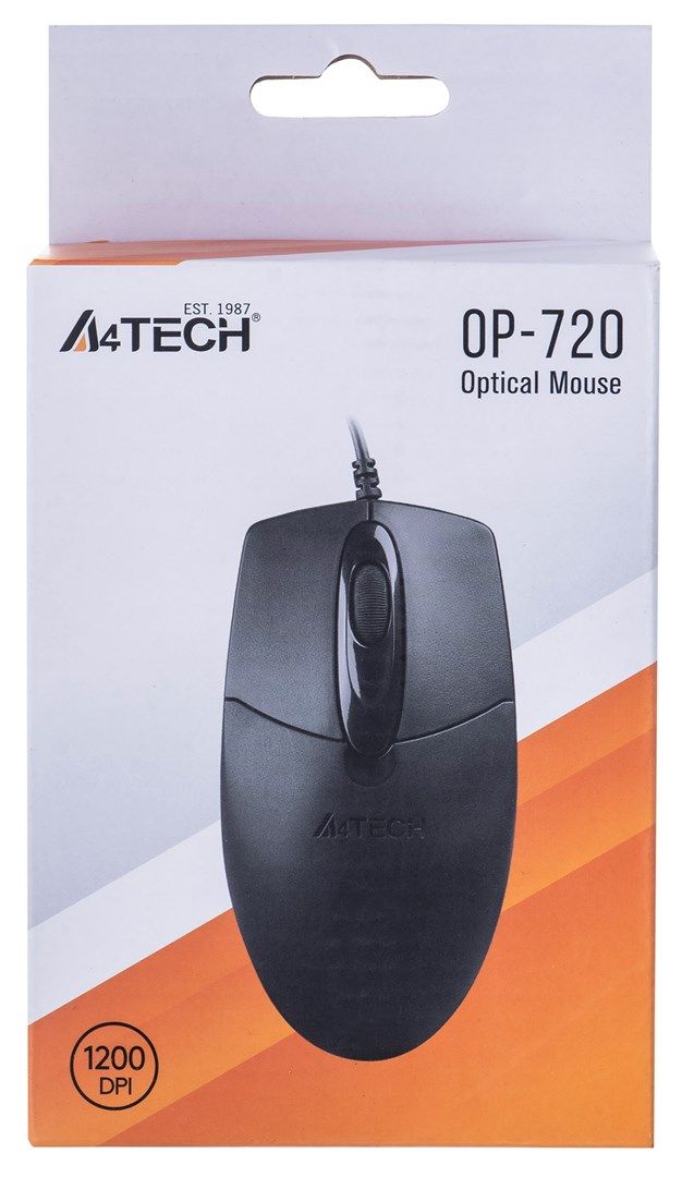 A4-TECH A4TMYS43754 Mouse A4-Tech OP-720 negru, USB_3