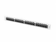 Lanberg patch panel 24 port 1U cat.6 UTP gray PPU6-1024-S_1