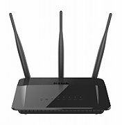 Router Wireless D-link DIR-809, 1xWAN 10/100, 4xLAN 10/100, 3x anteneexterne, dual-band AC750 (433/300Mbps)
