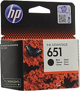 Cartus cerneala HP C2P10AE ,Negru ,600 pagini ,Original (651) 