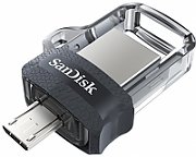 Sandisk Ultra Dual m3.0 USB flash drive 128 GB USB Type-A / Micro-USB 3.2 Gen 1 (3.1 Gen 1) Black,Silver,Transparent_2