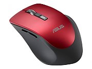 ASUS Optical Mouse WT425 Wireless, 1600dpi, 6 butons, 65g, 104x68x40mm, Silent mouse click design, for right hand, Red_2