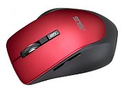 ASUS Optical Mouse WT425 Wireless, 1600dpi, 6 butons, 65g, 104x68x40mm, Silent mouse click design, for right hand, Red_4