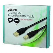 CABLU USB LOGILINK pt. imprimanta, USB 2.0 (T) la USB 2.0 Type-B (T), 10m, black, 