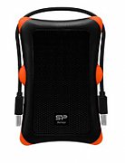 HDD extern portabil Silicon Power Armor A30 2TB, Anti-shock, USB 3.0, Negru