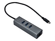 ITEC C31METALG3HUB i-tec USB C Metal 3 port HUB Gigabit Ethernet 1x USB C to RJ-45 3x USB 3.0 LED_2