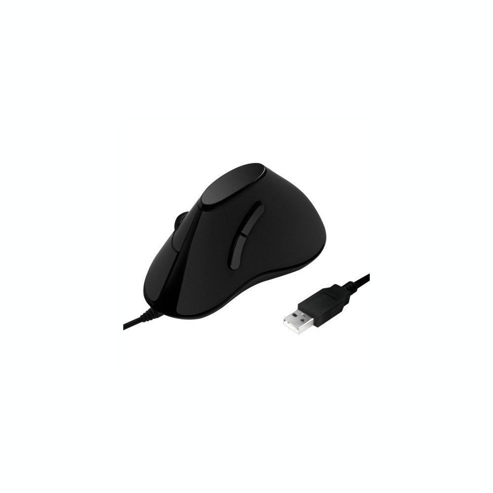 MOUSE Logilink, PC sau NB, cu fir, USB, optic, 1000 dpi, butoane/scroll 5/1, ergonomic, negru, 