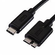 UNITEK Y-C475BK USB cable 1 m USB 3.2 Gen 1 (3.1 Gen 1) USB C Micro-USB B Black_3