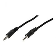 CABLU audio LOGILINK stereo (3.5 mm jack T/T), 2m, negru 