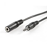 CABLU audio LOGILINK prelungitor stereo (3.5 mm jack M/T), 10m, negru, 