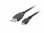 Lanberg CA-USBM-10CC-0018-BK USB cable 1.8 m USB 2.0 Micro-USB B USB A Black_1