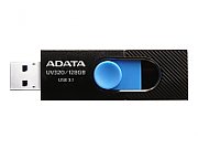 MEMORIE USB 3.2 ADATA 32 GB, retractabila, carcasa plastic, negru / albastru, 