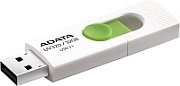 MEMORIE USB 3.2 ADATA 32 GB, retractabila, carcasa plastic, alb / verde, 