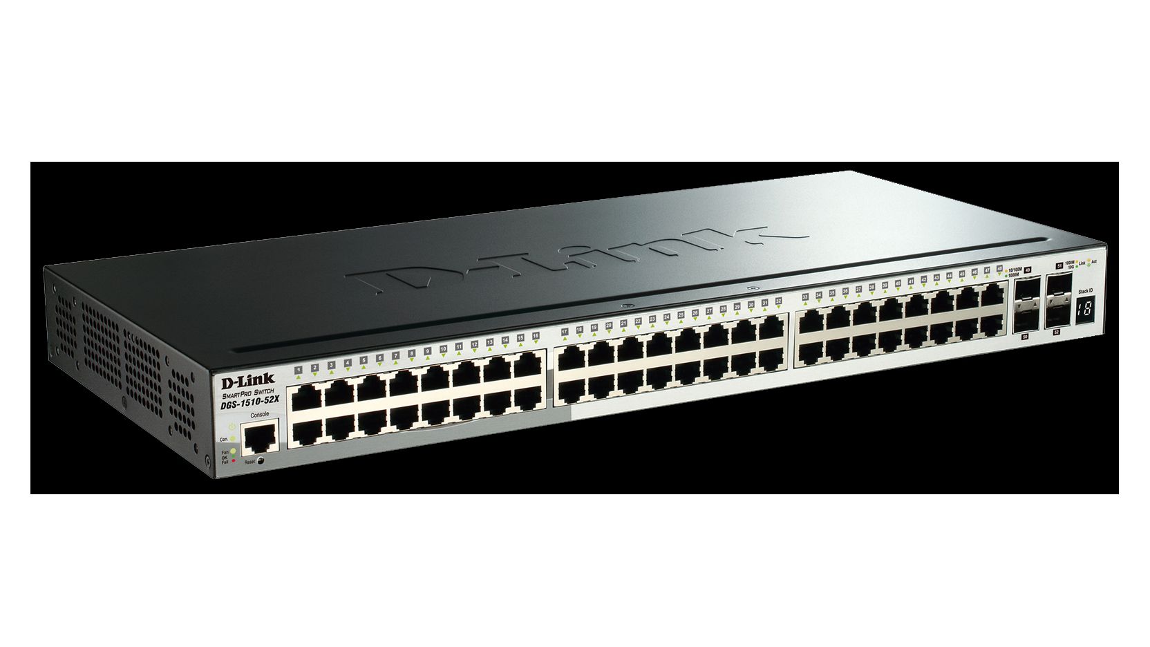 D-Link DGS-1510-52X network switch Managed L3 Gigabit Ethernet (10/100/1000) 1U Black_3