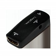 ADAPTOR video LOGILINK, HDMI (M) la VGA (M), rezolutie maxima Full HD (1920 x 1080) la 30 Hz, black, 