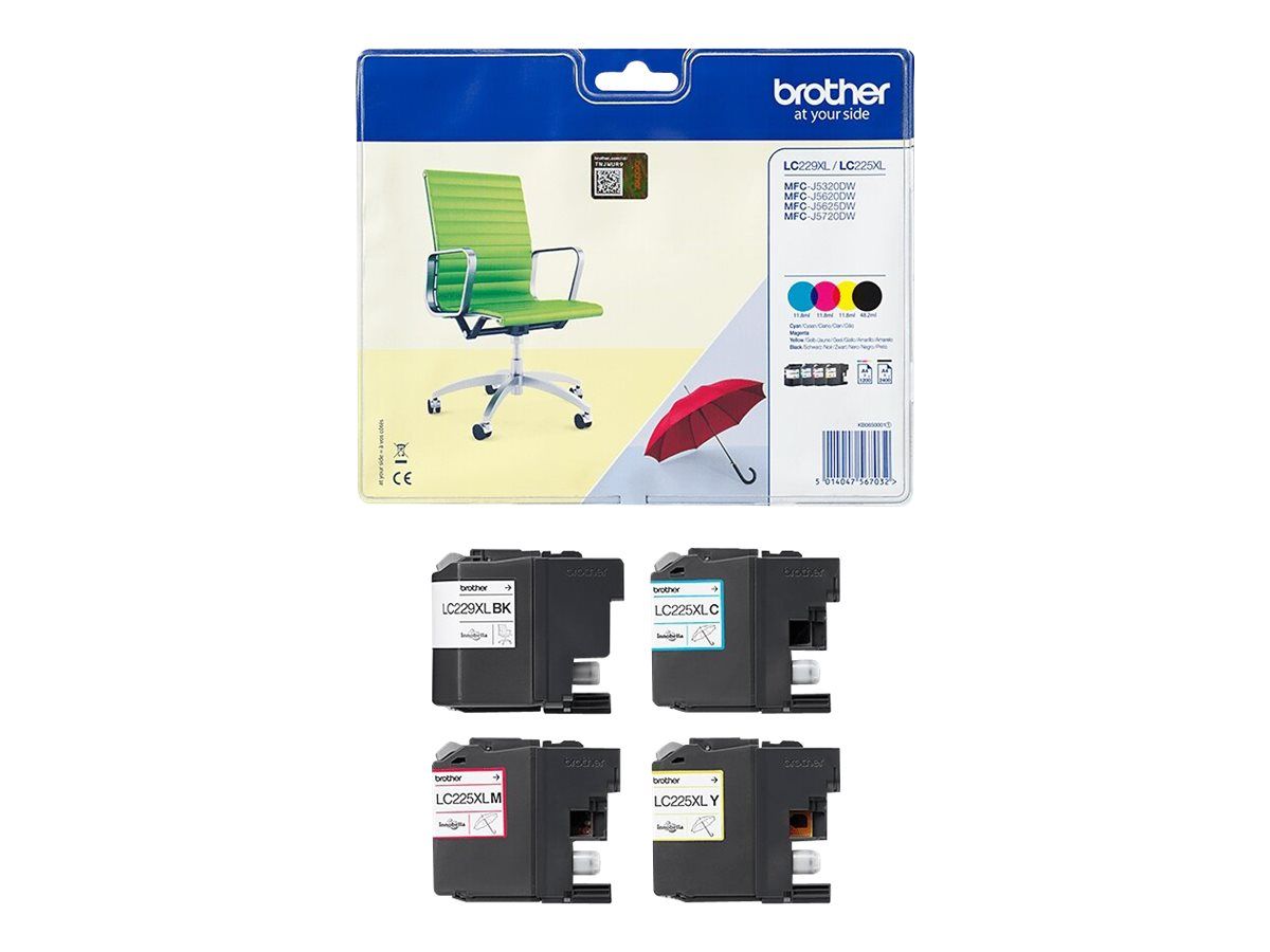 Brother LC-229XLVALBP ink cartridge Original Black,Cyan,Magenta,Yellow Multipack 1 pc(s)_2