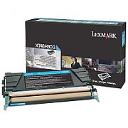 Toner Original Lexmark Cyan, X748H3CG, pentru X746|X748, 1K, incl.TV 0.8 RON,  X748H3CG 