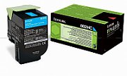 Toner Lexmark 80C2HCE, cyan, 3 k, CX410de , CX410de with 3 yearOnsite Service , CX410dte , CX410e , CX510de , CX510de Statoil ,CX510dhe , CX510dthe_2