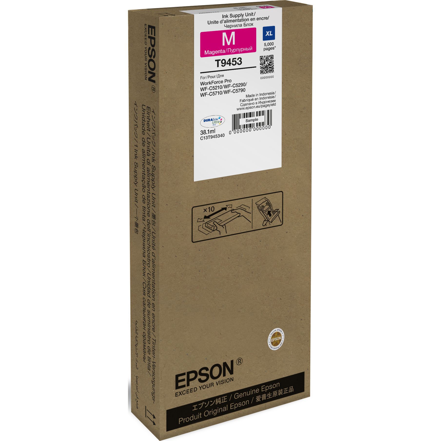 EPSON C13T945340 Epson Cerneala Cartridge XL magenta WF-C5xxx Series_2