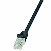 PATCH CORD UTP LOGILINK Cat5e, cupru-aluminiu, 1.5 m, negru, AWG26,  CP1043U  (include TV 0.06 lei)